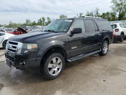 Ford salvage cars for sale: 2007 Ford Expedition EL Limited