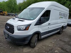 Salvage trucks for sale at Marlboro, NY auction: 2019 Ford Transit T-250