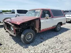 Salvage vehicles for parts for sale at auction: 1987 Dodge Ramcharger AD-100