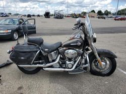 Salvage motorcycles for sale at Moraine, OH auction: 2004 Harley-Davidson Flstci