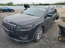 Jeep salvage cars for sale: 2019 Jeep Cherokee Latitude