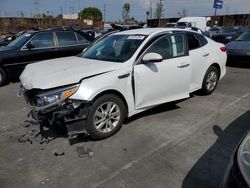 Salvage cars for sale from Copart Wilmington, CA: 2016 KIA Optima LX