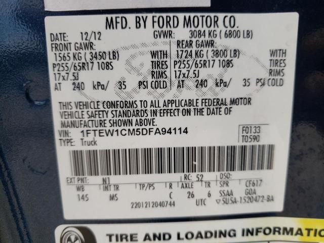 2013 Ford F150 Supercrew