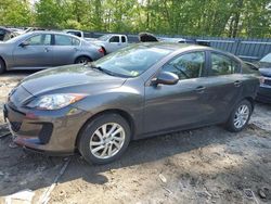 Salvage cars for sale from Copart Candia, NH: 2012 Mazda 3 I