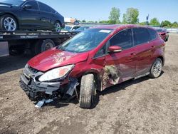 Salvage cars for sale at Columbia Station, OH auction: 2013 Ford C-MAX SE