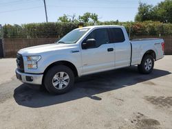 Salvage cars for sale from Copart San Martin, CA: 2015 Ford F150 Super Cab