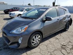 Salvage cars for sale at Van Nuys, CA auction: 2015 Toyota Prius C