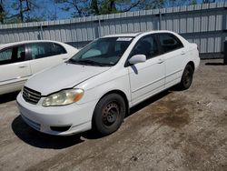 Salvage cars for sale at West Mifflin, PA auction: 2004 Toyota Corolla CE