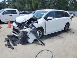 Salvage cars for sale at Ocala, FL auction: 2022 Toyota Sienna LE