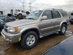 Toyota salvage cars for sale: 2002 Toyota 4runner Limited