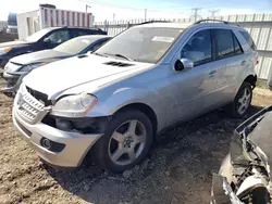 Salvage cars for sale at Elgin, IL auction: 2006 Mercedes-Benz ML 500