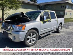 Salvage cars for sale from Copart Anchorage, AK: 2008 Nissan Titan XE