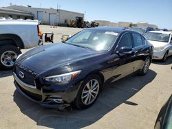 Salvage cars for sale from Copart Martinez, CA: 2015 Infiniti Q50 Base