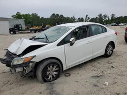 Salvage cars for sale at Hampton, VA auction: 2012 Honda Civic LX