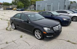 Salvage cars for sale from Copart Kansas City, KS: 2012 Mercedes-Benz C 300 4matic