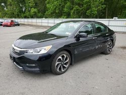 Salvage cars for sale from Copart Glassboro, NJ: 2017 Honda Accord EXL