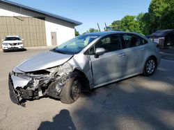 Salvage cars for sale at East Granby, CT auction: 2022 Toyota Corolla LE