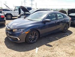 Salvage cars for sale at Elgin, IL auction: 2019 Honda Civic EX