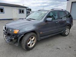 Salvage cars for sale at Airway Heights, WA auction: 2003 BMW X5 3.0I