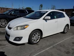 Salvage cars for sale from Copart Wilmington, CA: 2010 Toyota Corolla Matrix
