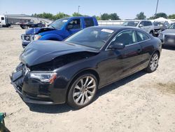 Salvage cars for sale at Sacramento, CA auction: 2014 Audi A5 Premium Plus