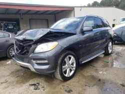 Salvage cars for sale from Copart Seaford, DE: 2012 Mercedes-Benz ML 350 4matic