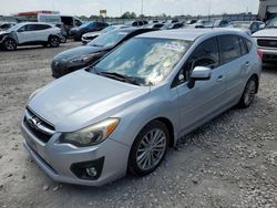 Salvage cars for sale at Cahokia Heights, IL auction: 2012 Subaru Impreza Limited