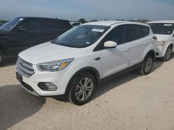 Salvage cars for sale from Copart San Antonio, TX: 2019 Ford Escape SE
