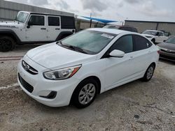 Salvage cars for sale at Arcadia, FL auction: 2015 Hyundai Accent GLS