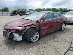 Salvage cars for sale at Louisville, KY auction: 2016 Chevrolet Malibu LT