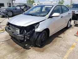 Salvage cars for sale at Pekin, IL auction: 2012 Hyundai Accent GLS