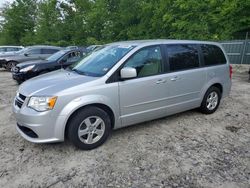 Salvage cars for sale at Candia, NH auction: 2012 Dodge Grand Caravan SXT