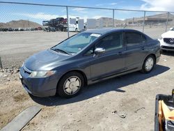 Salvage cars for sale at North Las Vegas, NV auction: 2006 Honda Civic Hybrid
