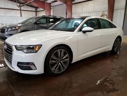 Salvage cars for sale from Copart Lansing, MI: 2019 Audi A6 Premium