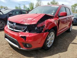 Salvage cars for sale from Copart Elgin, IL: 2013 Dodge Journey Crew