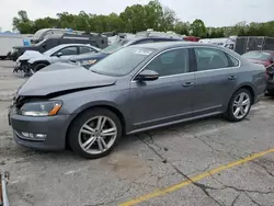Salvage cars for sale from Copart Rogersville, MO: 2012 Volkswagen Passat SEL