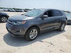 Salvage cars for sale at San Antonio, TX auction: 2017 Ford Edge SEL