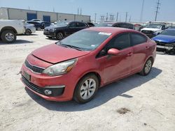 Salvage cars for sale at Haslet, TX auction: 2017 KIA Rio EX