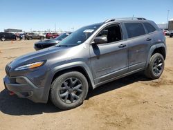 Jeep Cherokee Trailhawk salvage cars for sale: 2016 Jeep Cherokee Trailhawk