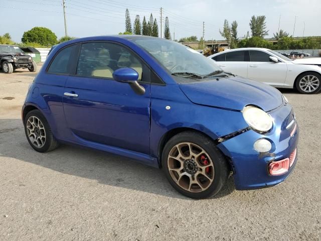 2012 Fiat 500 Sport