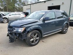 Salvage cars for sale from Copart Ham Lake, MN: 2017 Dodge Journey Crossroad