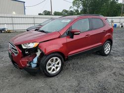 Salvage cars for sale from Copart Gastonia, NC: 2018 Ford Ecosport SE