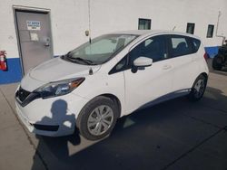 Salvage cars for sale from Copart Farr West, UT: 2017 Nissan Versa Note S