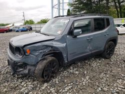 Salvage cars for sale at Windsor, NJ auction: 2017 Jeep Renegade Latitude