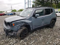 Salvage SUVs for sale at auction: 2017 Jeep Renegade Latitude