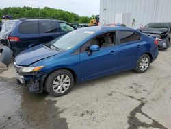 Honda Civic LX salvage cars for sale: 2012 Honda Civic LX