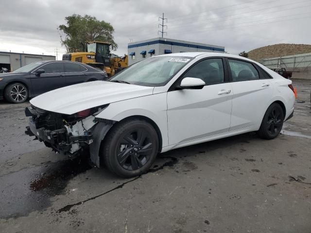 2021 Hyundai Elantra Blue