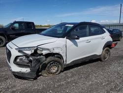 Salvage cars for sale from Copart Ontario Auction, ON: 2019 Hyundai Kona SEL