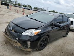 Salvage cars for sale from Copart Pekin, IL: 2015 Toyota Prius