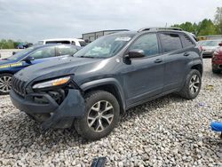 Jeep salvage cars for sale: 2017 Jeep Cherokee Trailhawk